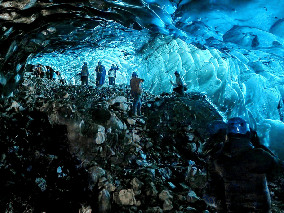 Small-group ice cave adventure near Jokulsarlon in Iceland